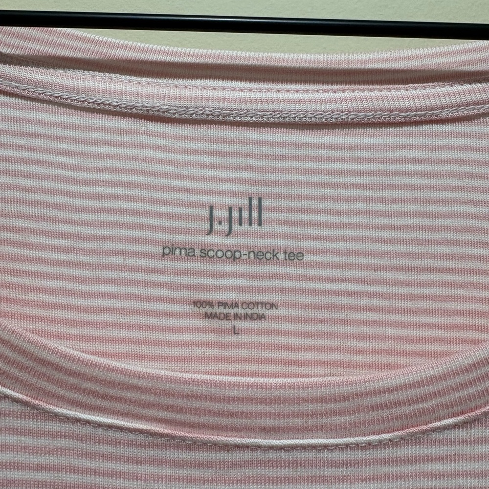 J.Jill Pima Scoop Neck Women’s Tee - Picture 5 of 6